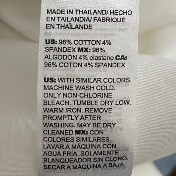 Chicos No Iron Stretch Shirt 12 Fruit Floral Print Button Up Tropical Blouse - Picture 8 of 9